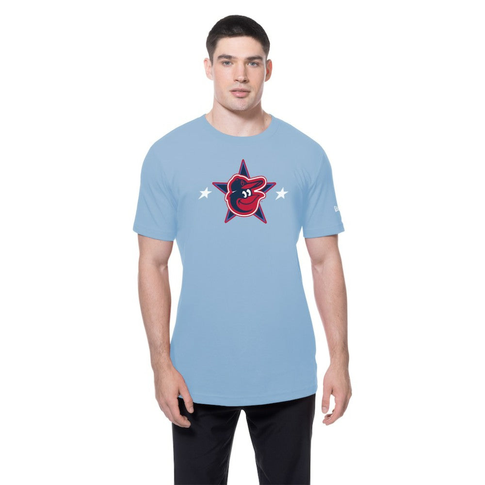 Baltimore Orioles 2025 MLB All-Star Game Workout T-Shirt Light Blue