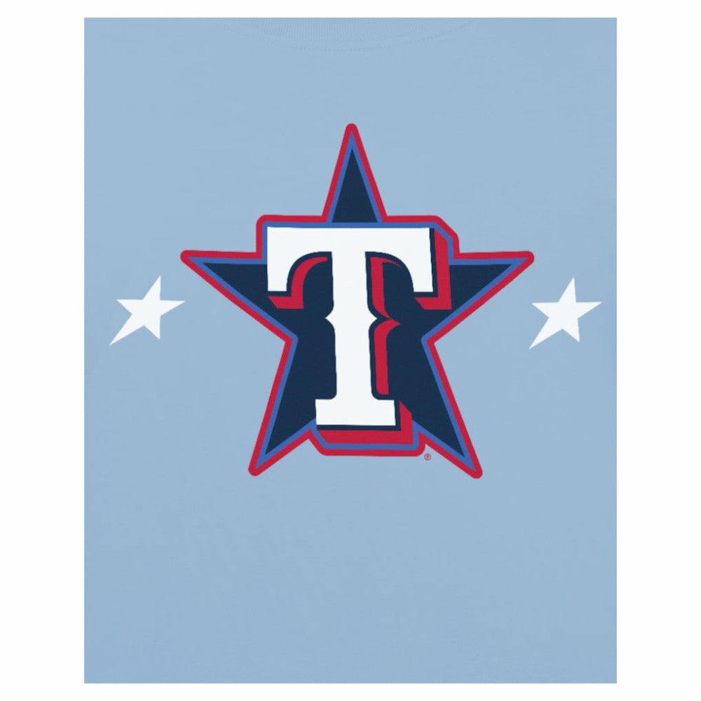 Texas Rangers 2025 MLB All-Star Game Workout T-Shirt Light Blue