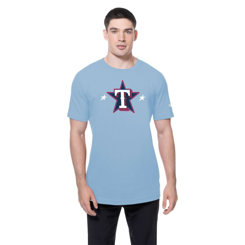Texas Rangers 2025 MLB All-Star Game Workout T-Shirt Light Blue
