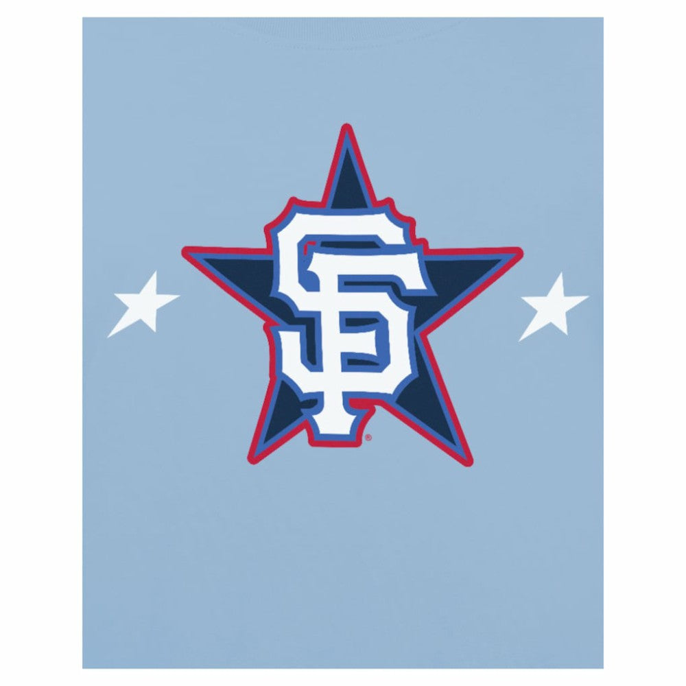 San Francisco Giants 2025 MLB All-Star Game Workout T-Shirt Light Blue