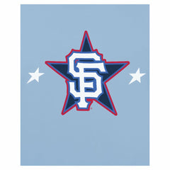 San Francisco Giants 2025 MLB All-Star Game Workout T-Shirt Light Blue