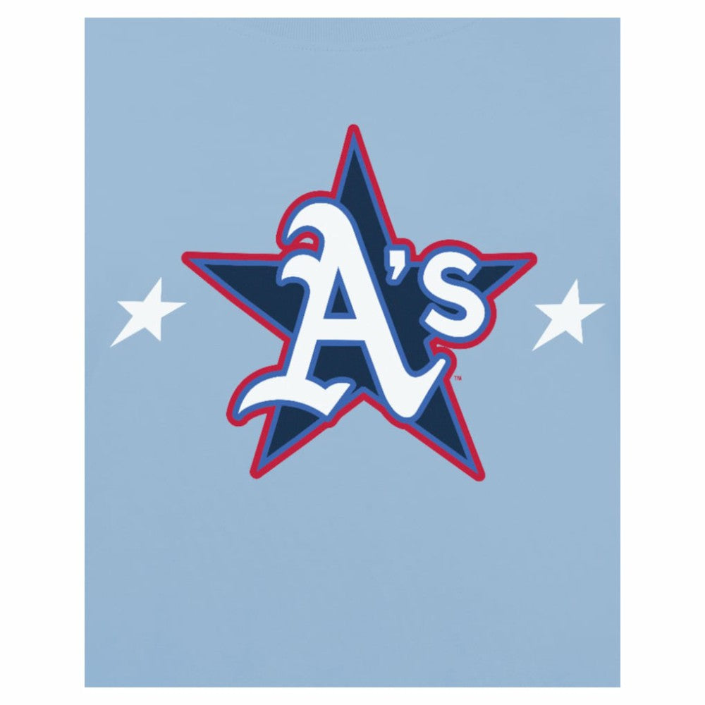 Athletics 2025 MLB All-Star Game Workout T-Shirt Light Blue