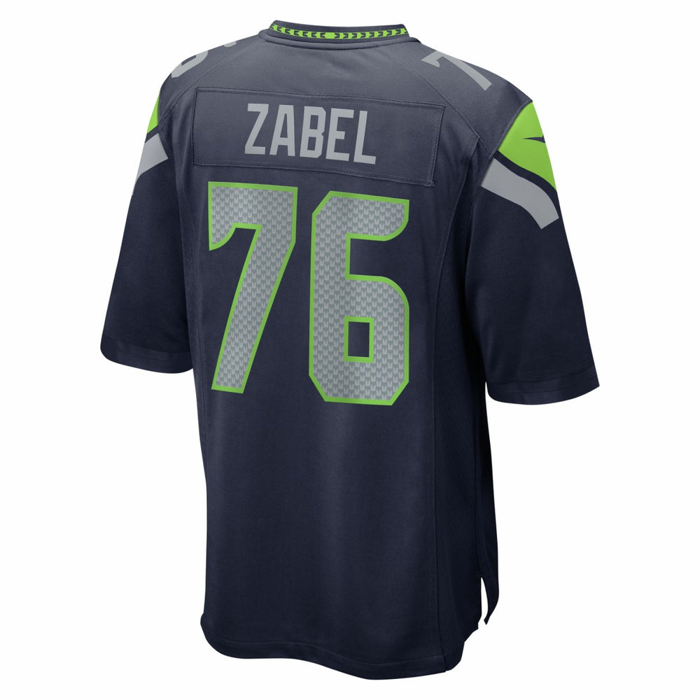 Grey Zabel Seattle Seahawks 2025 NFL Draft First Round Pick Game Jersey - College Navy cheap
