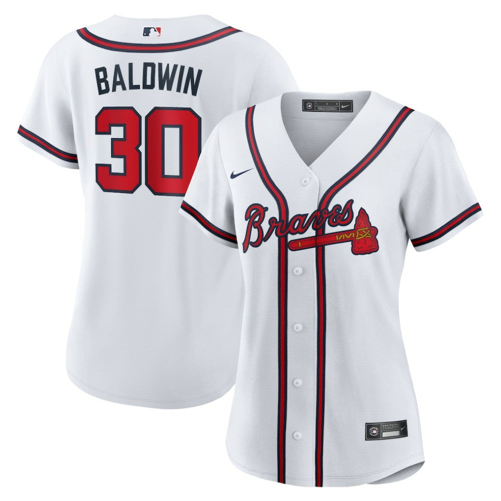 Drake Baldwin Atlanta Braves Women's Home Replica Jersey White