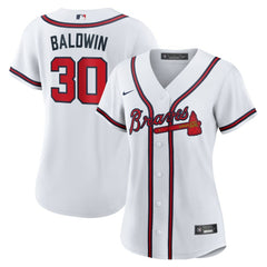 Drake Baldwin Atlanta Braves Women's Home Replica Jersey White