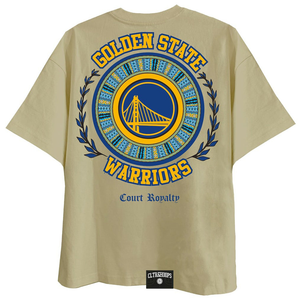 Golden State Warriors Two Hype Worldwide Collection Premium T-Shirt sale - Khaki discount
