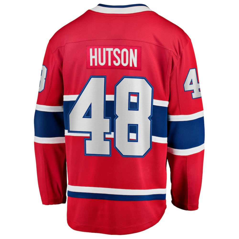 Lane Hutson Montreal Canadiens Fanatics Home Breakaway Jersey - Red Jerseys