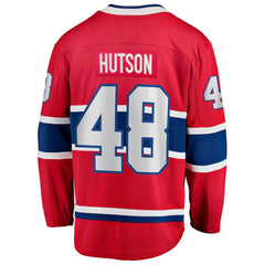 Lane Hutson Montreal Canadiens Fanatics Home Breakaway Jersey - Red Jerseys