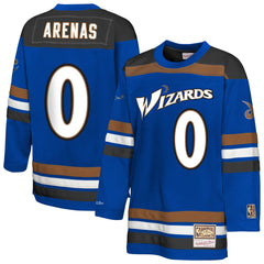 Gilbert Arenas Washington Wizards Youth Maxxed Out 2.0 Fashion Hockey Jersey - Blue on sale