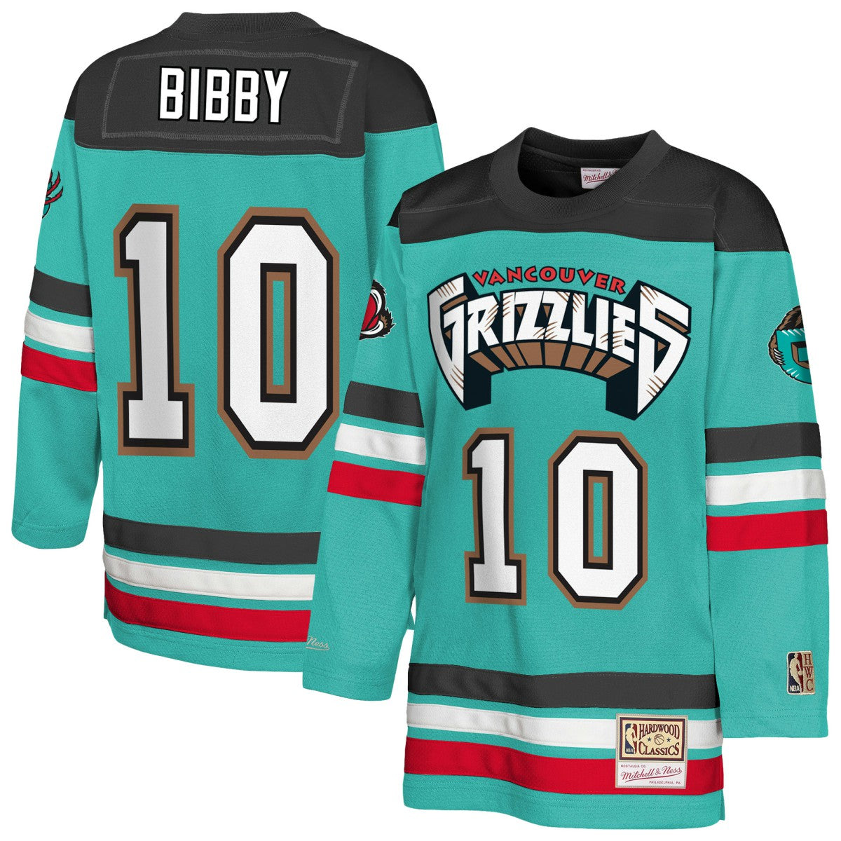 Mike Bibby Memphis Grizzlies Youth Maxxed Out 2.0 Fashion Hockey Jersey - Turquoise cheap