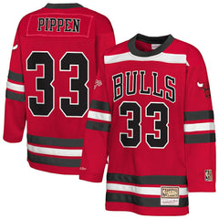 Scottie Pippen Chicago Bulls Youth Maxxed Out 2.0 Fashion Hockey Jersey sale - Red for sale