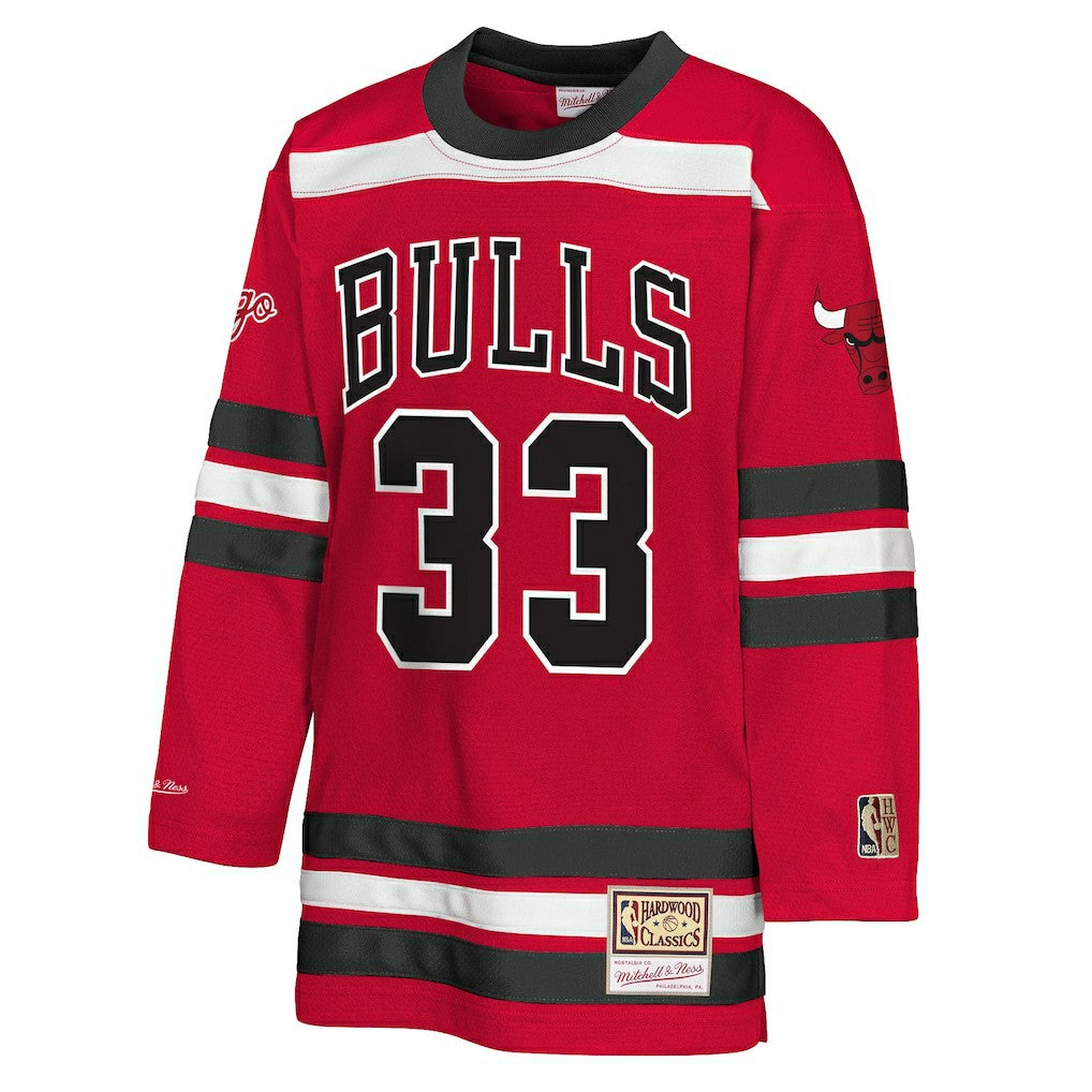 Scottie Pippen Chicago Bulls Youth Maxxed Out 2.0 Fashion Hockey Jersey sale - Red for sale