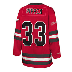 Scottie Pippen Chicago Bulls Youth Maxxed Out 2.0 Fashion Hockey Jersey sale - Red for sale