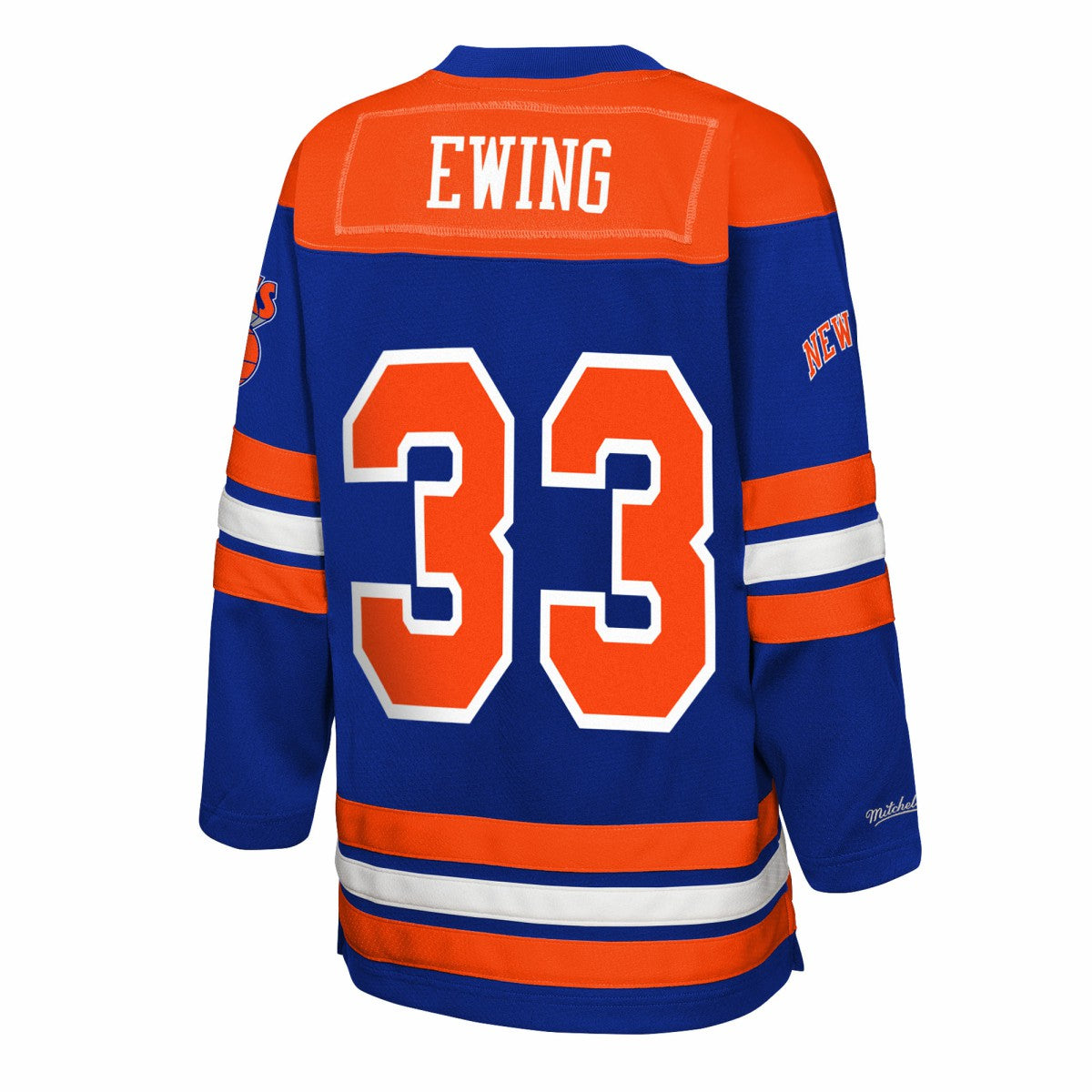 Patrick Ewing New York Knicks Youth Maxxed Out 2.0 Fashion Hockey Jersey - Blue online