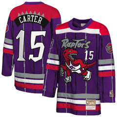 Vince Carter Toronto Raptors Youth Maxxed Out 2.0 Fashion Hockey Jersey - Purple online