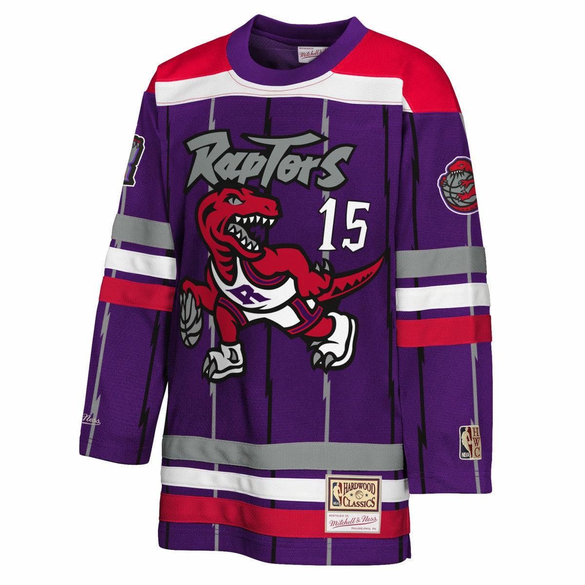 Vince Carter Toronto Raptors Youth Maxxed Out 2.0 Fashion Hockey Jersey - Purple online