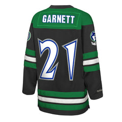 Kevin Garnett Minnesota Timberwolves Youth Maxxed Out 2.0 Fashion Hockey Jersey - Black sale