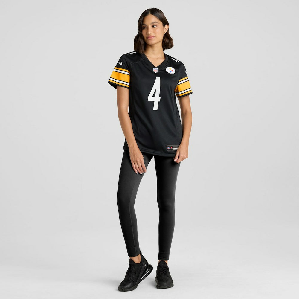 DK Metcalf Pittsburgh Steelers Women's Team Game Jersey - Black for sale