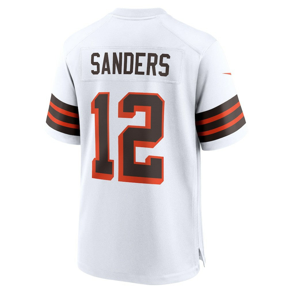 Shedeur Sanders Cleveland Browns 2025 NFL Draft 2nd Alternate Game Jersey - White outlet
