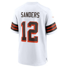 Shedeur Sanders Cleveland Browns 2025 NFL Draft 2nd Alternate Game Jersey - White outlet