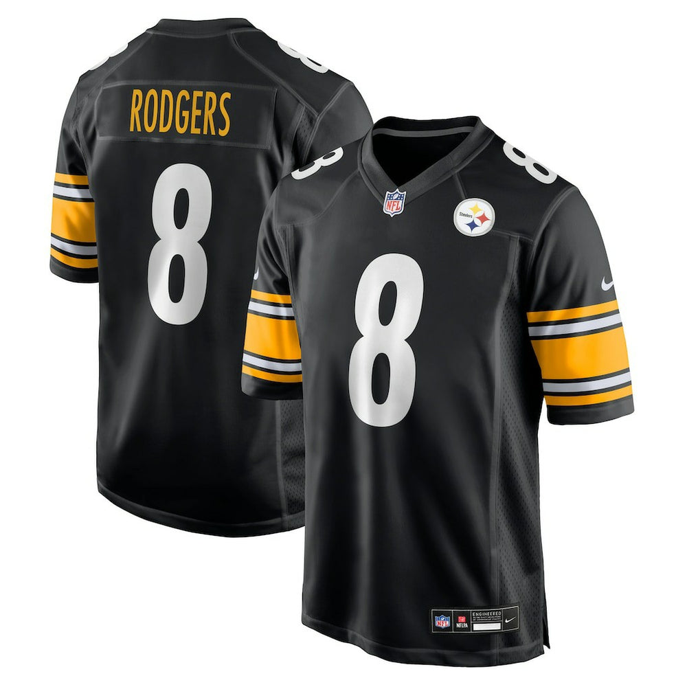 Aaron Rodgers Pittsburgh Steelers Game Jersey - Black online