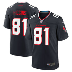 Jayden Higgins Houston Texans Game Jersey - Navy outlet