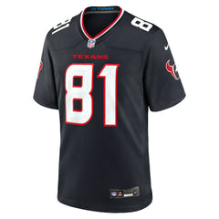 Jayden Higgins Houston Texans Game Jersey - Navy outlet