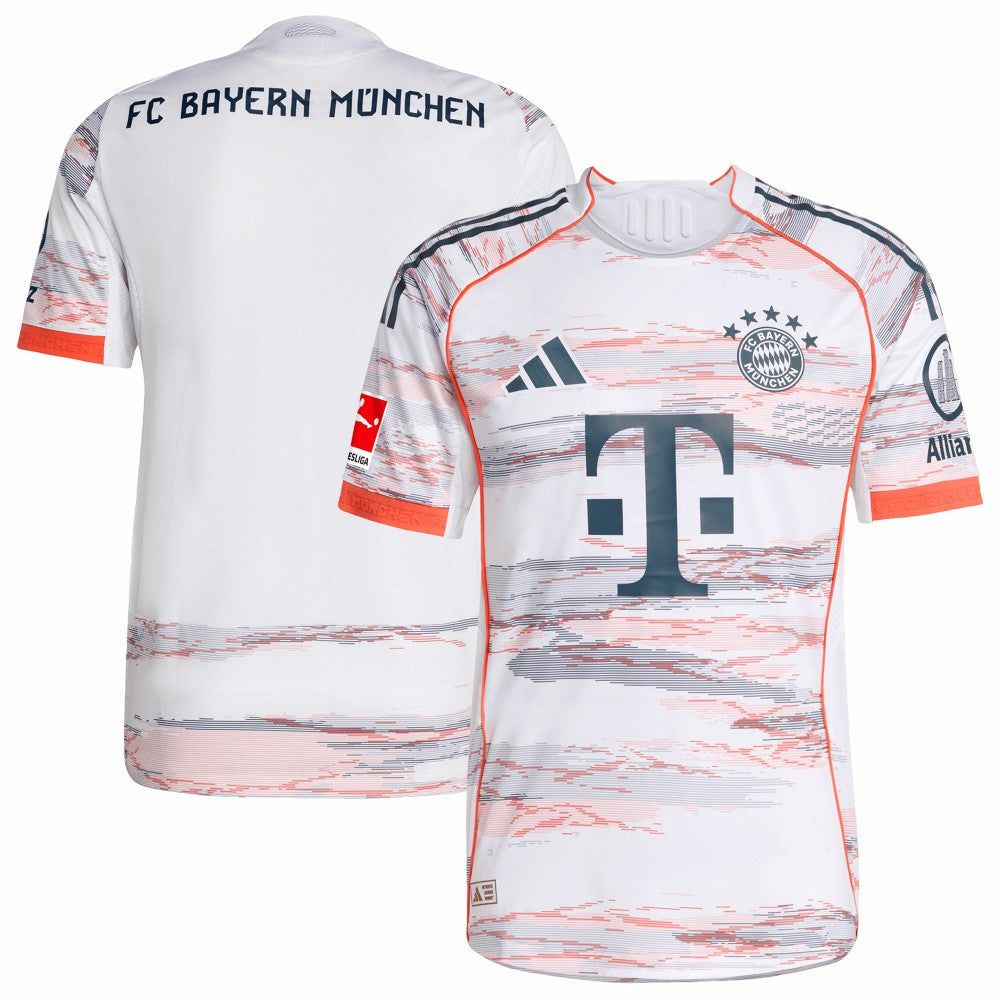 Bayern Munich 2025/26 Away Jersey - White on sale