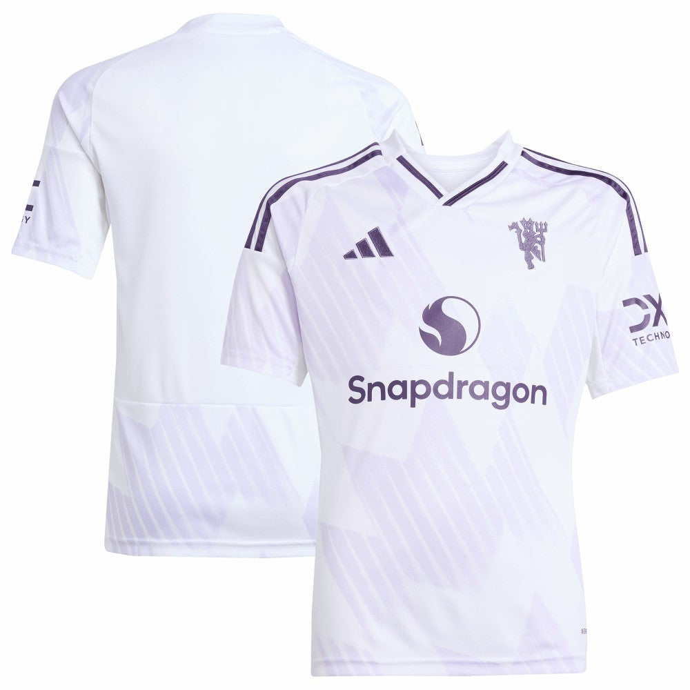 Manchester United Youth 2025/26 Away Replica Jersey - White online