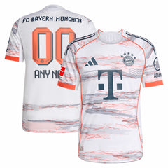 Bayern Munich 2025/26 Away Custom Jersey - White cheap