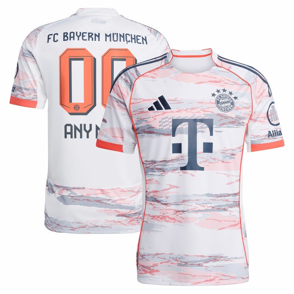 Bayern Munich 2025/26 Away Replica Custom Jersey - White cheap