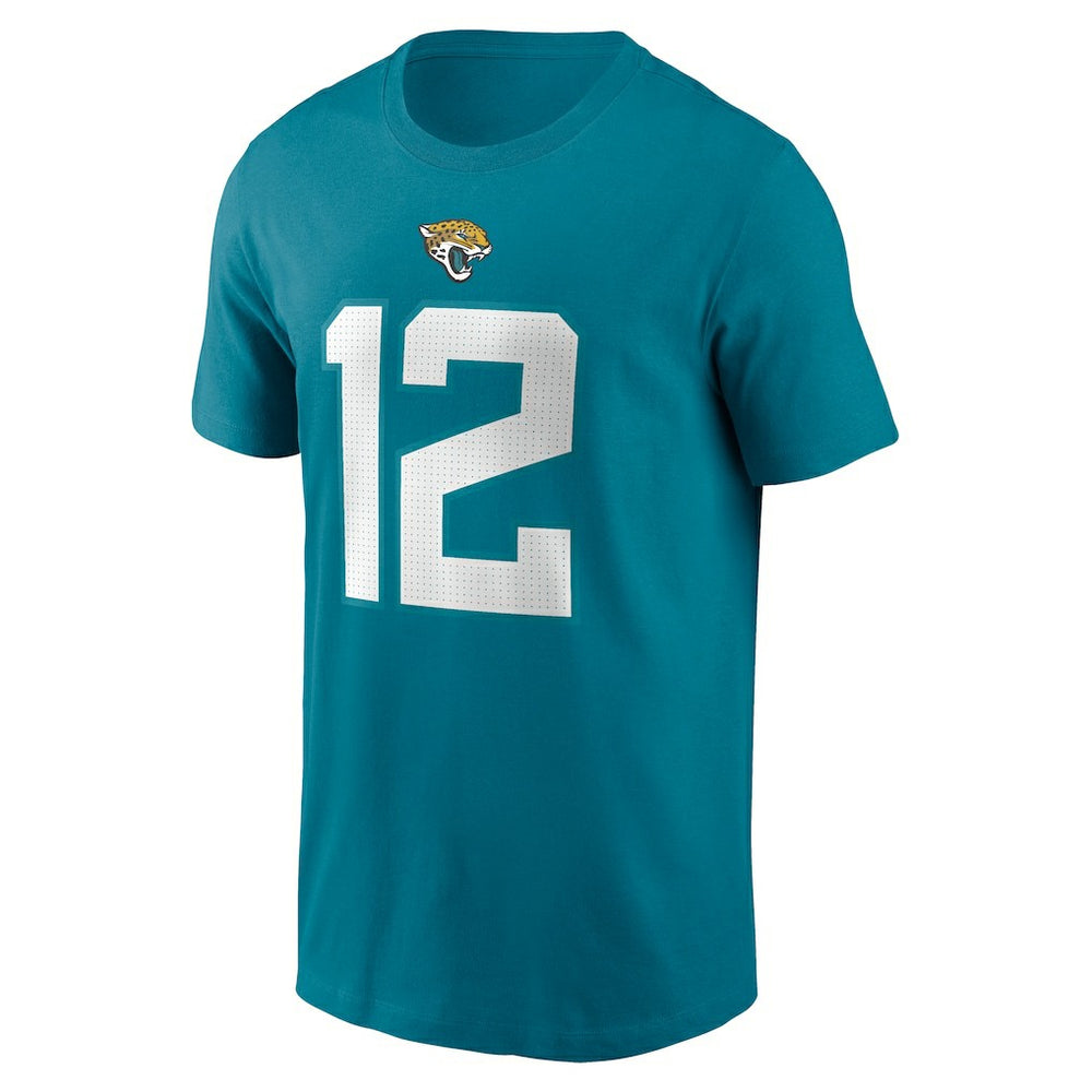 Travis Hunter Jacksonville Jaguars Name & Number T-Shirt - Teal discount