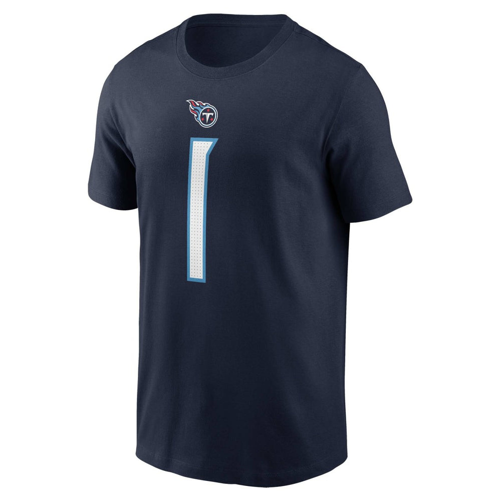 Cameron Ward Tennessee Titans Name & Number T-Shirt - Navy for sale