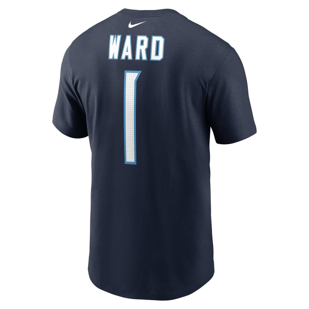 Cameron Ward Tennessee Titans Name & Number T-Shirt - Navy for sale