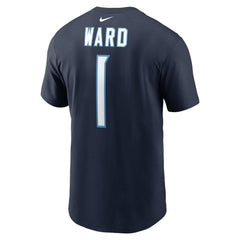 Cameron Ward Tennessee Titans Name & Number T-Shirt - Navy for sale