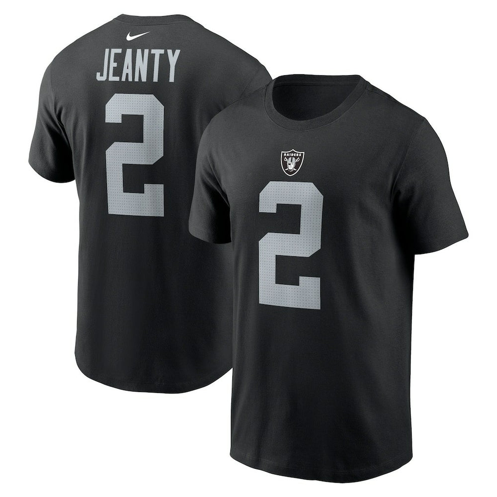 Ashton Jeanty Las Vegas Raiders Name & Number T-Shirt - Black sale