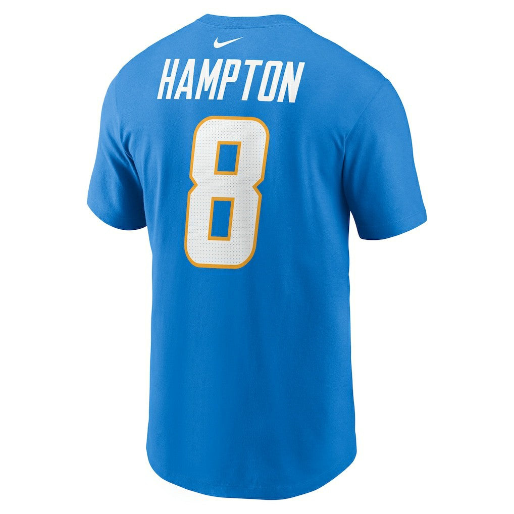 Omarion Hampton Los Angeles Chargers Name & Number T-Shirt - Powder Blue outlet