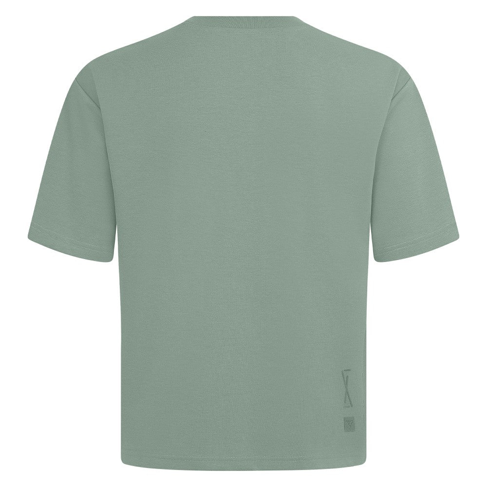 Minnesota Twins Levelwear Ethereal Oversized Luxe Signature Knit T-Shirt Green