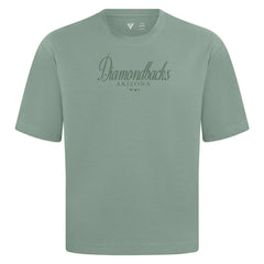 Arizona Diamondbacks Levelwear Ethereal Oversized Luxe Signature Knit T-Shirt Green