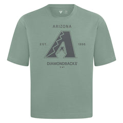 Arizona Diamondbacks Levelwear Crossway Oversized Luxe Signature Knit T-Shirt Green