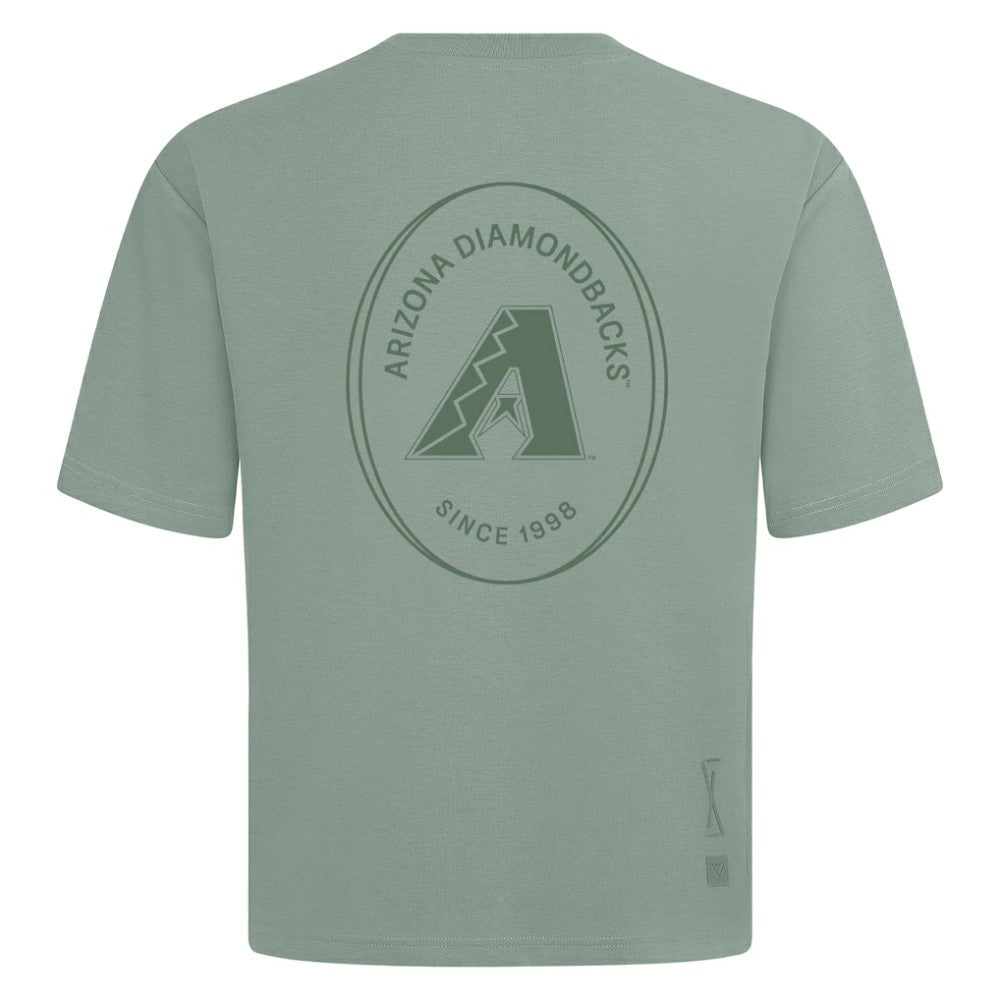 Arizona Diamondbacks Levelwear Signet Oversized Luxe Signature Knit T-Shirt Green