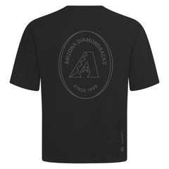 Arizona Diamondbacks Levelwear Signet Oversized Luxe Signature Knit T-Shirt Black