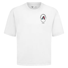 Arizona Diamondbacks Levelwear Signet Oversized Luxe Signature Knit T-Shirt White