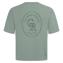 Colorado Rockies Levelwear Signet Oversized Luxe Signature Knit T-Shirt Green