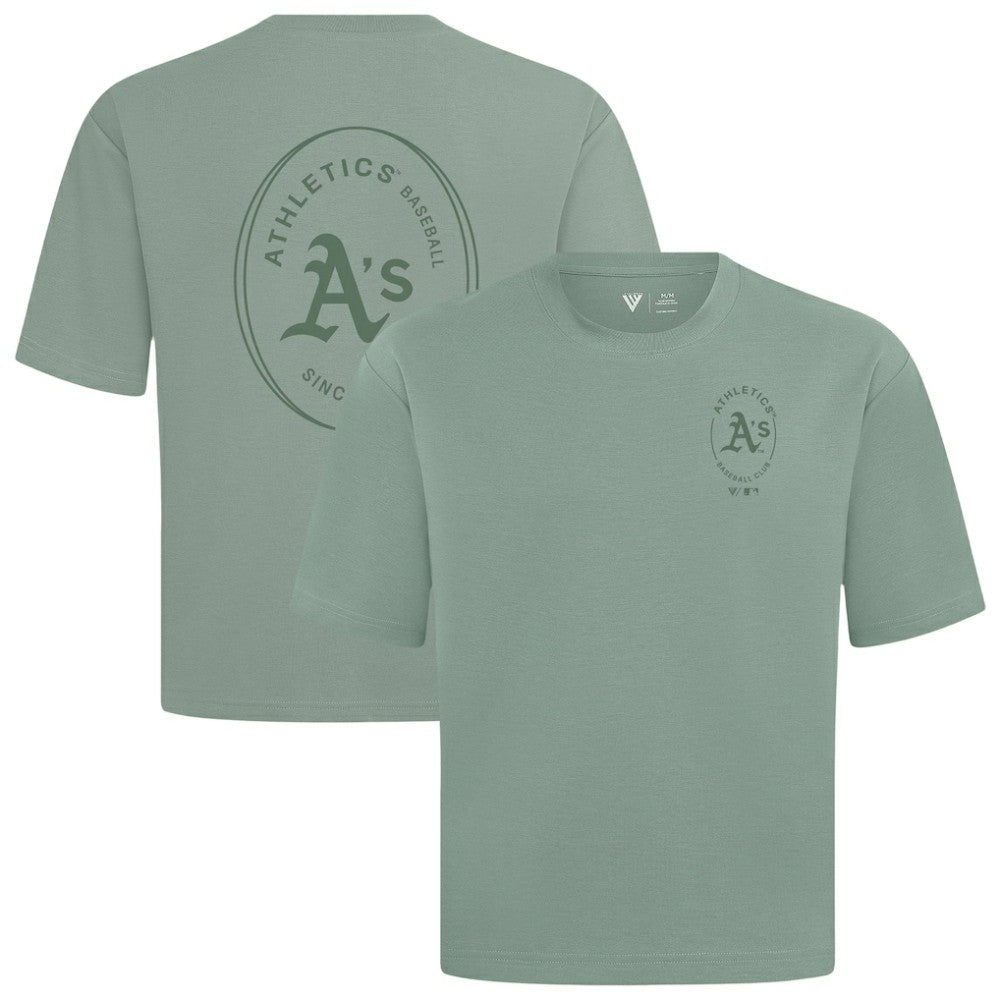 Athletics Levelwear Signet Oversized Luxe Signature Knit T-Shirt Green