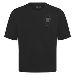 Chicago Cubs Levelwear Signet Oversized Luxe Signature Knit T-Shirt Black