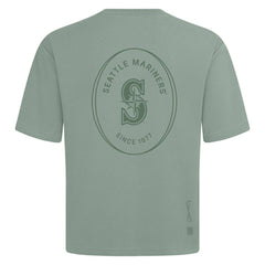 Seattle Mariners Levelwear Register Oversized Luxe Signature Knit T-Shirt Green