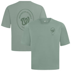 Washington Nationals Levelwear Register Oversized Luxe Signature Knit T-Shirt Green
