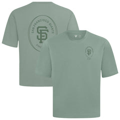 San Francisco Giants Levelwear Register Oversized Luxe Signature Knit T-Shirt Green
