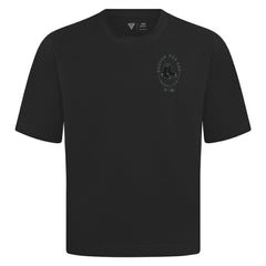 Boston Red Sox Levelwear Register Oversized Luxe Signature Knit T-Shirt Black